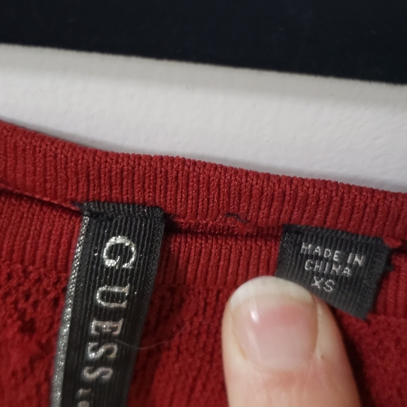 Guess Bodycon Lace Sweater Midi dress 3/4 sleeves - Picture 6 of 11